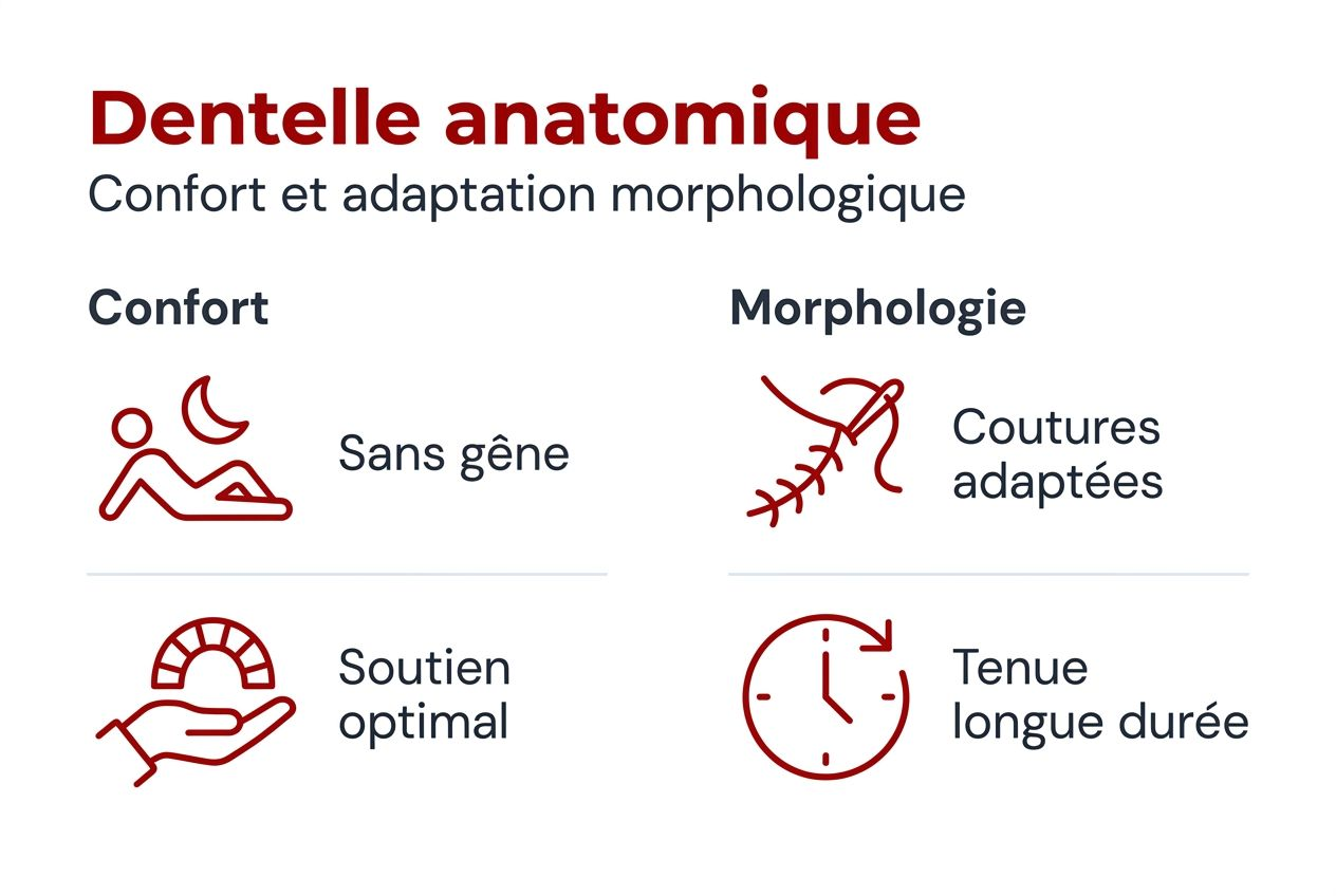 Visuel : exploration de la dentelle sous l’angle anatomique et morphologique