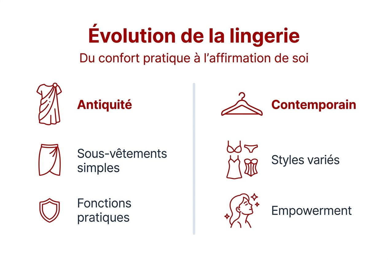Lingerie féminine : retour en images sur son évolution au fil des époques