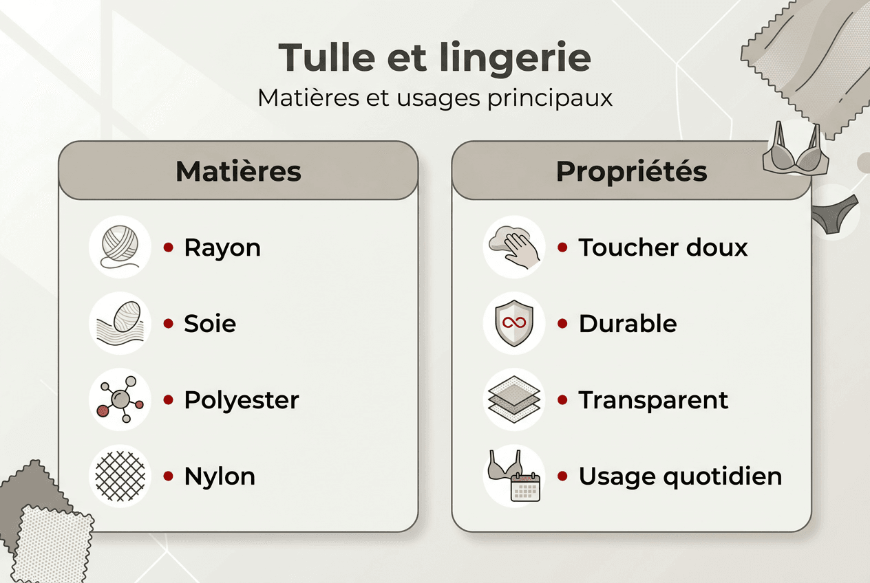 Tout savoir sur le tulle : matières et caractéristiques en un coup d’œil