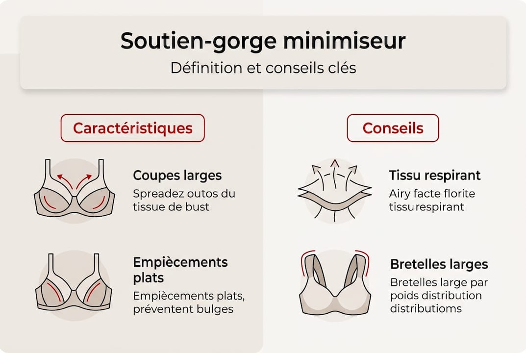 Tout savoir sur les soutiens-gorge minimiseur : points forts et astuces pour bien les choisir