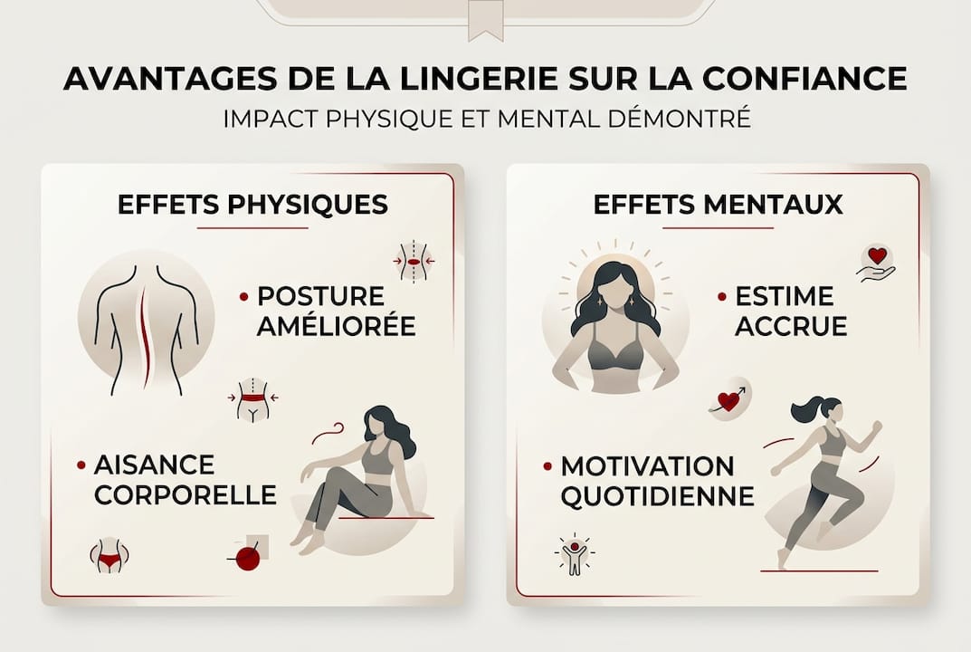 Infographie : comment la lingerie booste l’estime de soi et la confiance en soi
