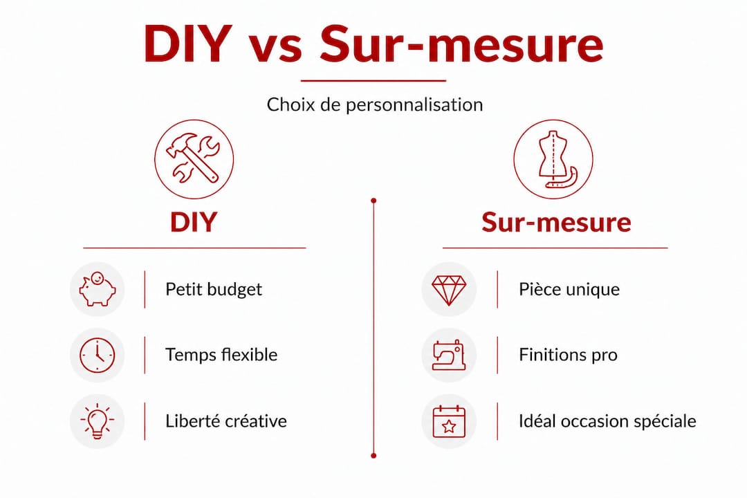 Infographie : le match entre lingerie faite maison et lingerie sur-mesure