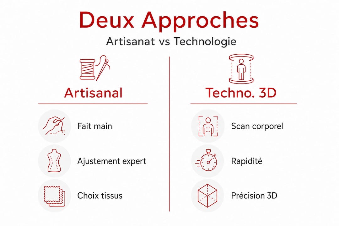 Infographie : le match entre la lingerie artisanale et la lingerie imprimée en 3D