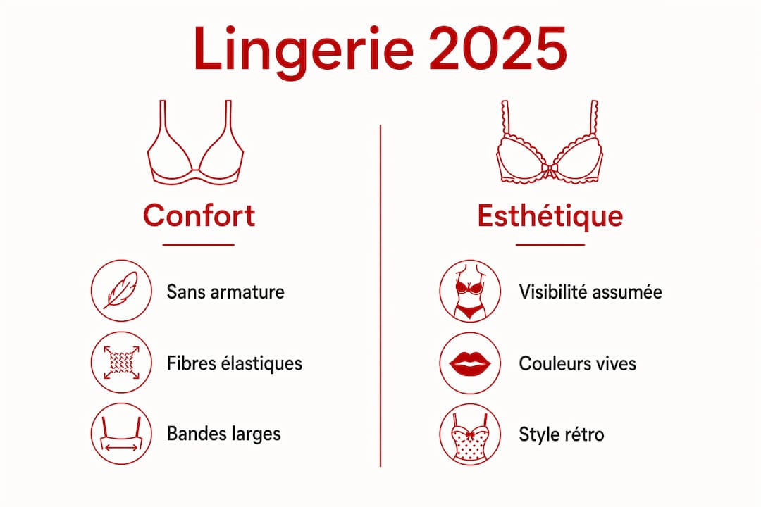 Lingerie 2025 : le match confort vs esthétique en chiffres