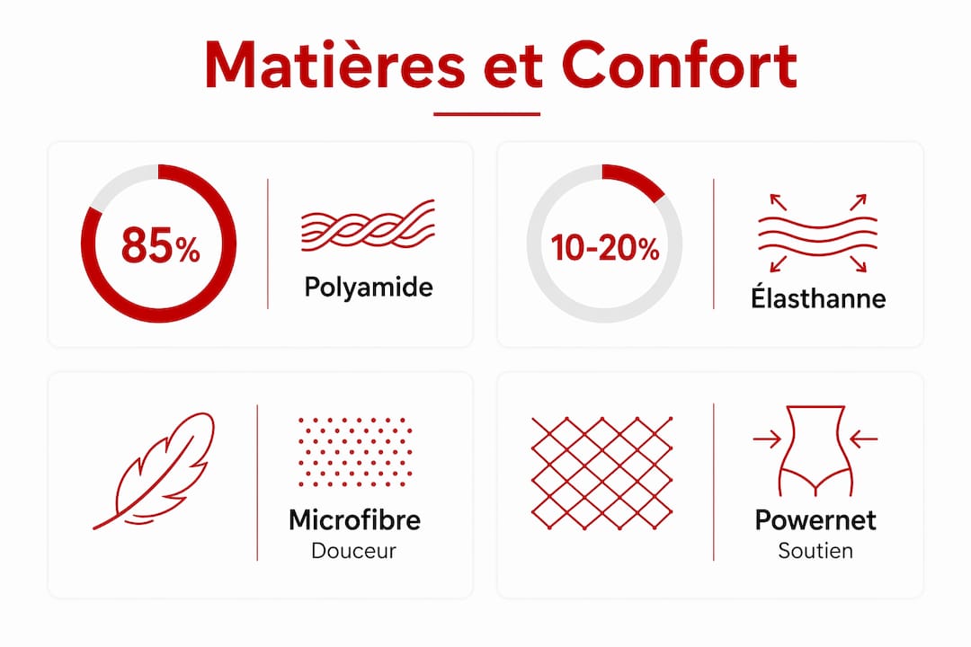 Infographie : quelles matières de lingerie offrent le meilleur confort ?