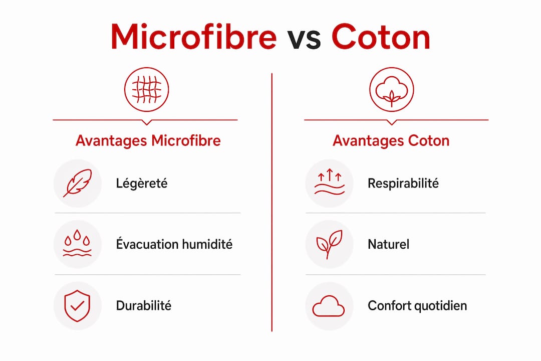 Infographie : microfibre ou coton, quel tissu choisir pour votre lingerie ?