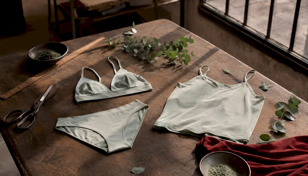 Lingerie en Tencel ultra douce confectionnée à partir de fibres naturelles