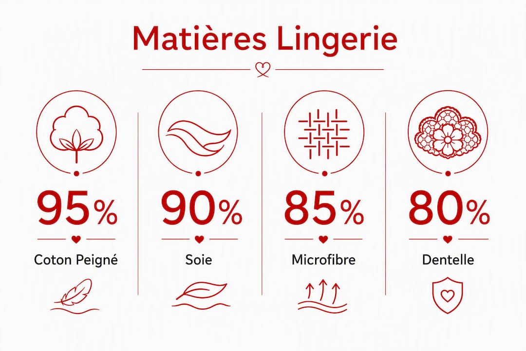 Zoom sur les matières idéales pour une lingerie confortable après 40 ans