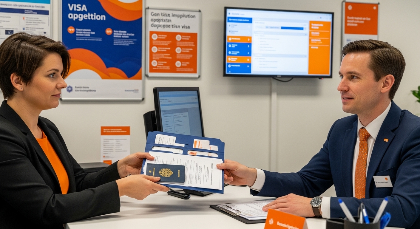 submit visa application Netherlands