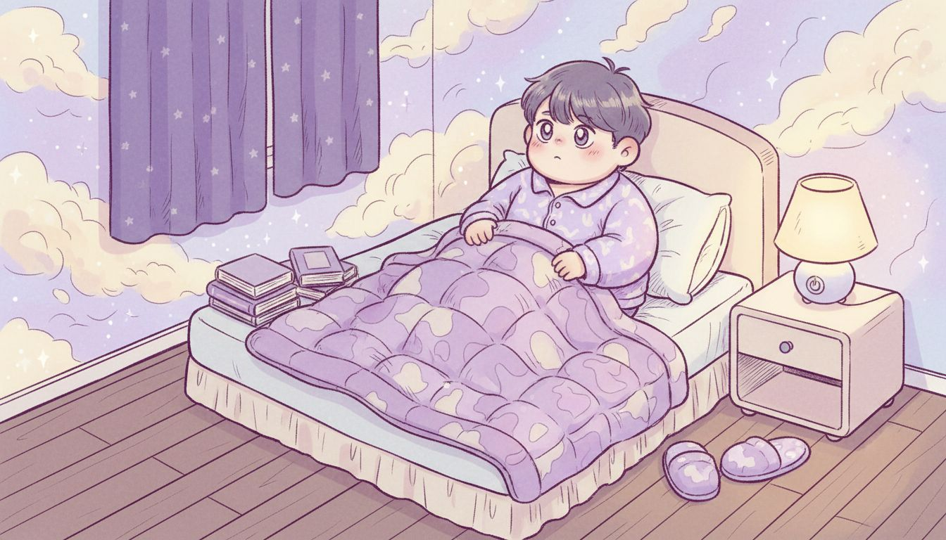 Teen makes calming ADHD sleep environment