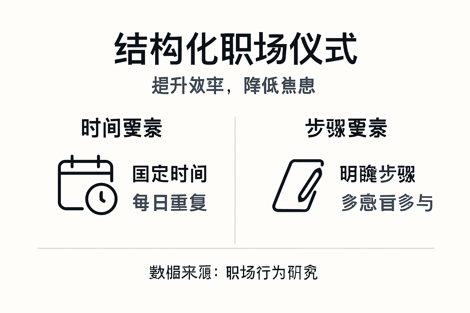 职场仪式感核心要素极简图解
