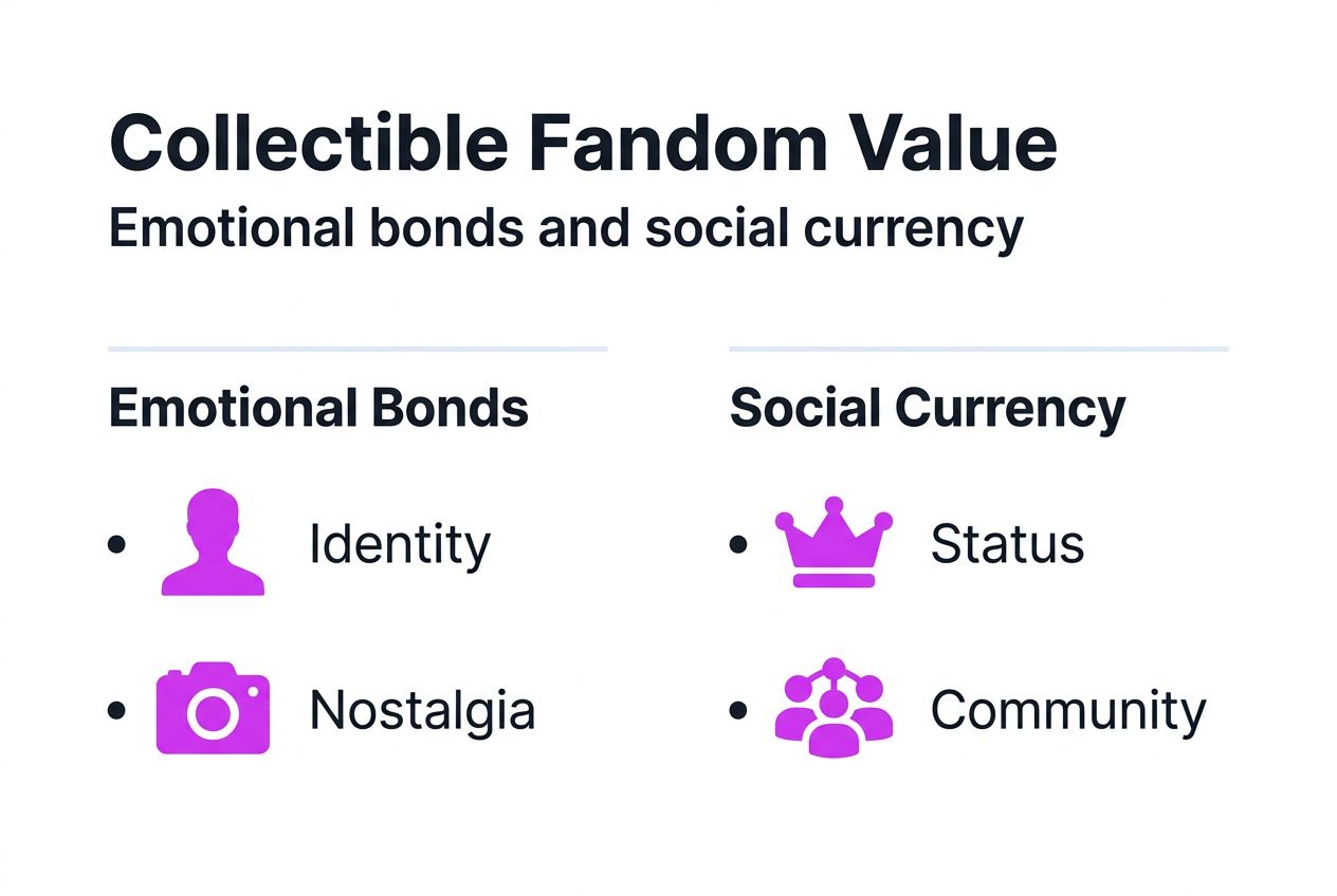 Infographic showing fandom value and social currency