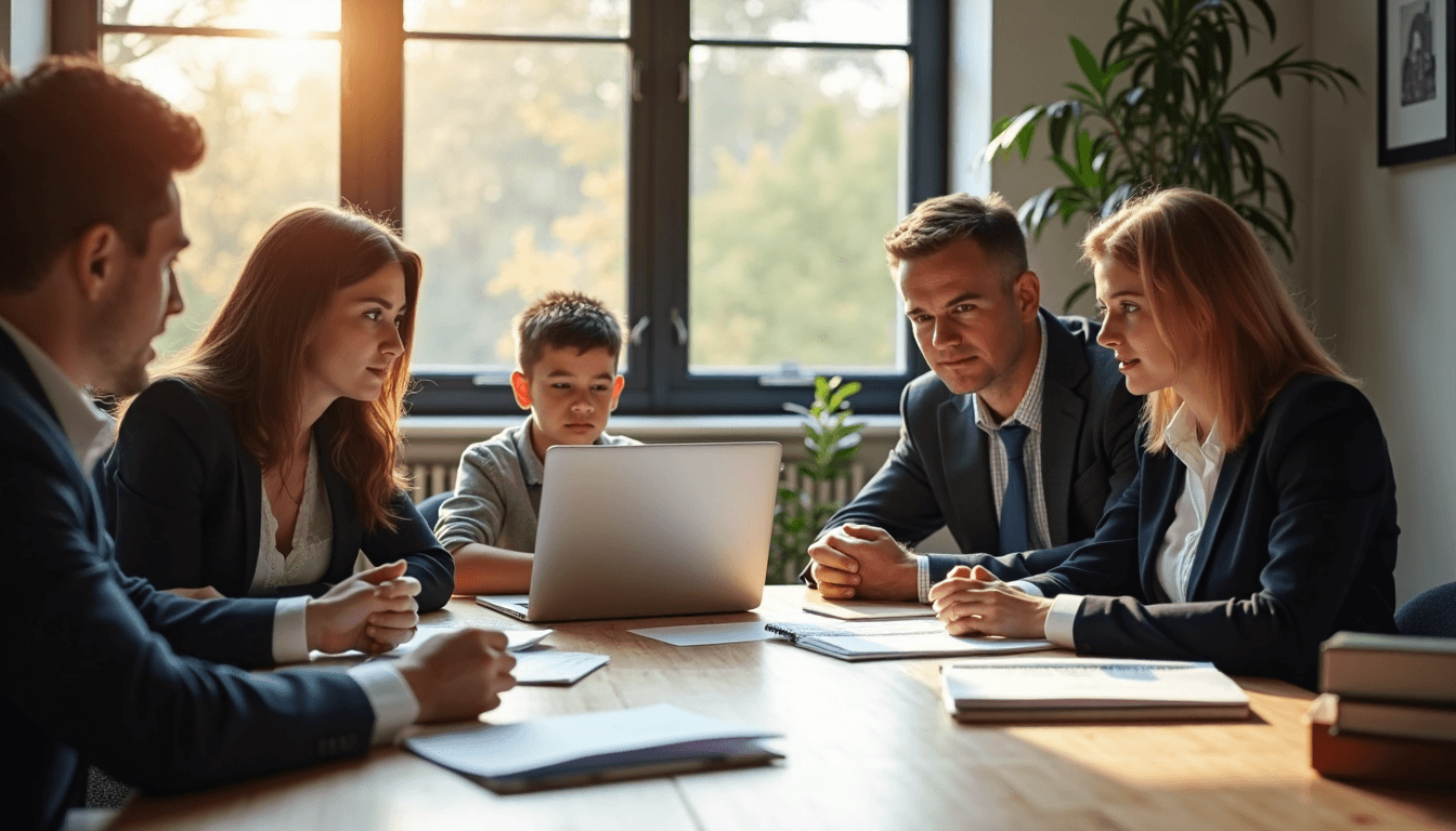 Dutch lawyer advising international family in office