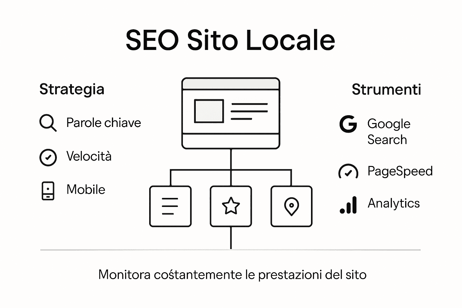 Guida visiva alla SEO per il sito web della tua azienda locale