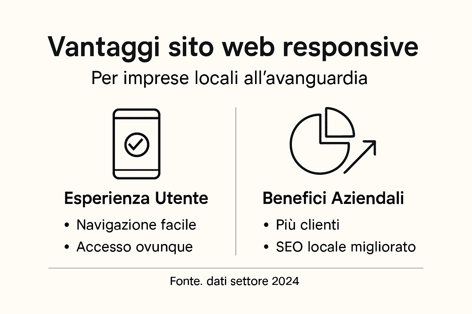 Infografica: perché un sito web responsive è un vero vantaggio per le imprese locali