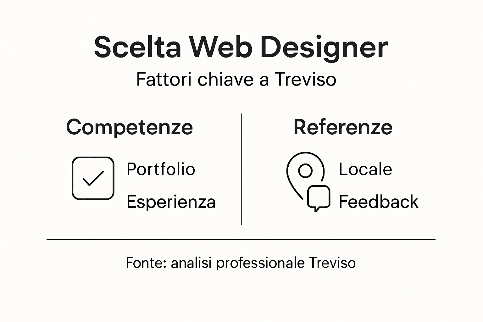 Guida visiva per scegliere il web designer giusto a Treviso