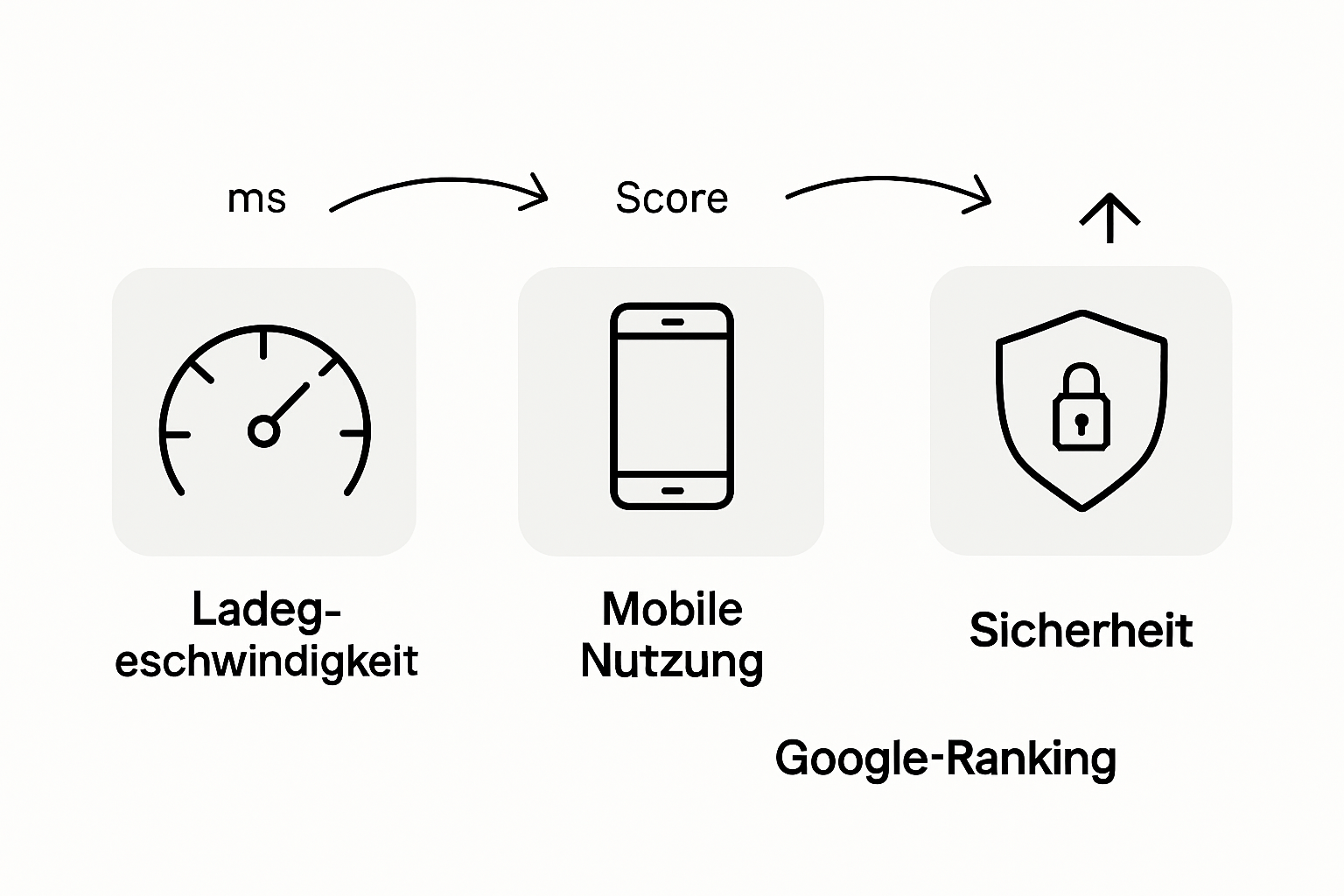 Infografik: Die wichtigsten Kennzahlen für eine optimale Website-Performance auf einen Blick
