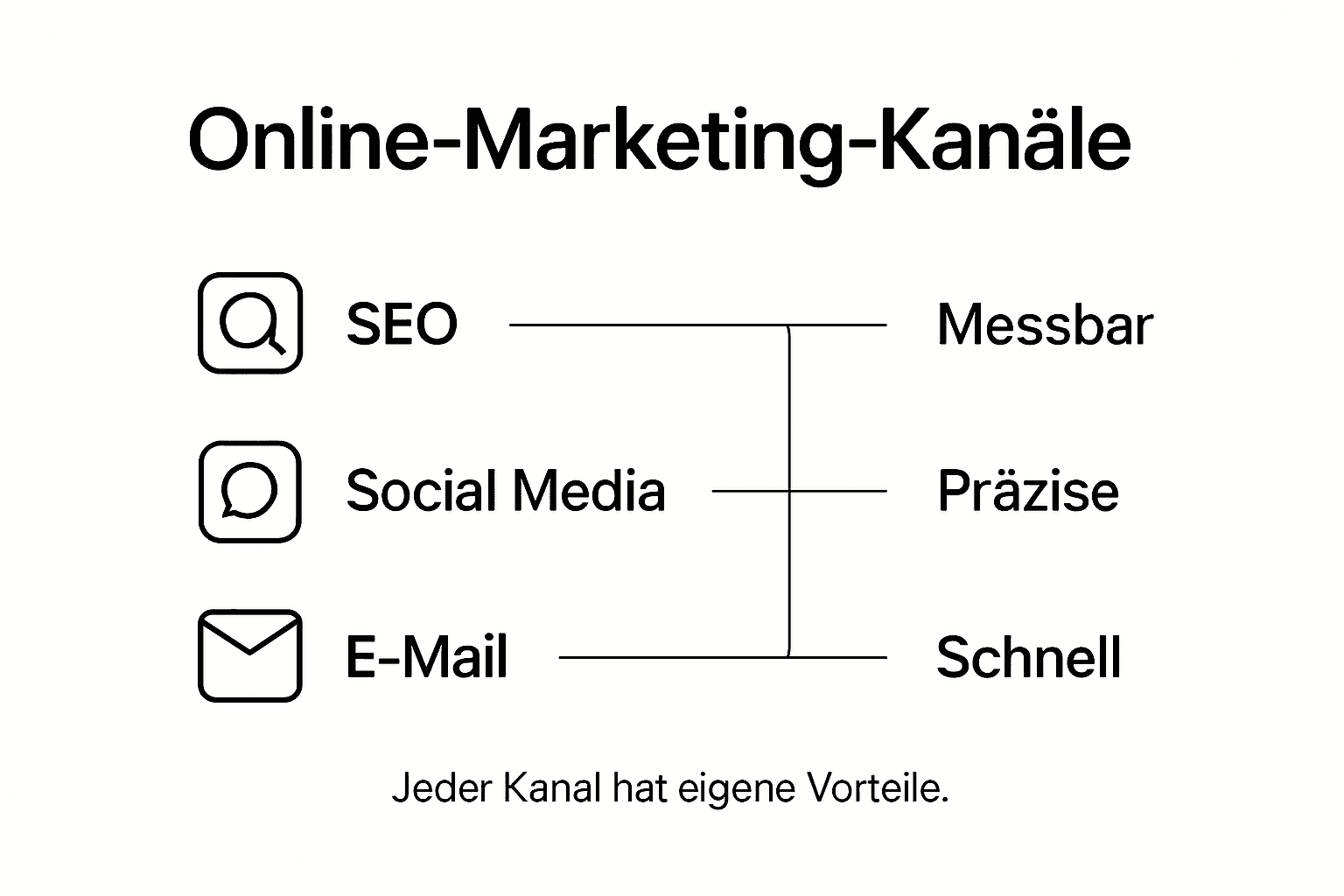 Übersicht: Die wichtigsten Online-Marketing-Kanäle und ihre Besonderheiten
