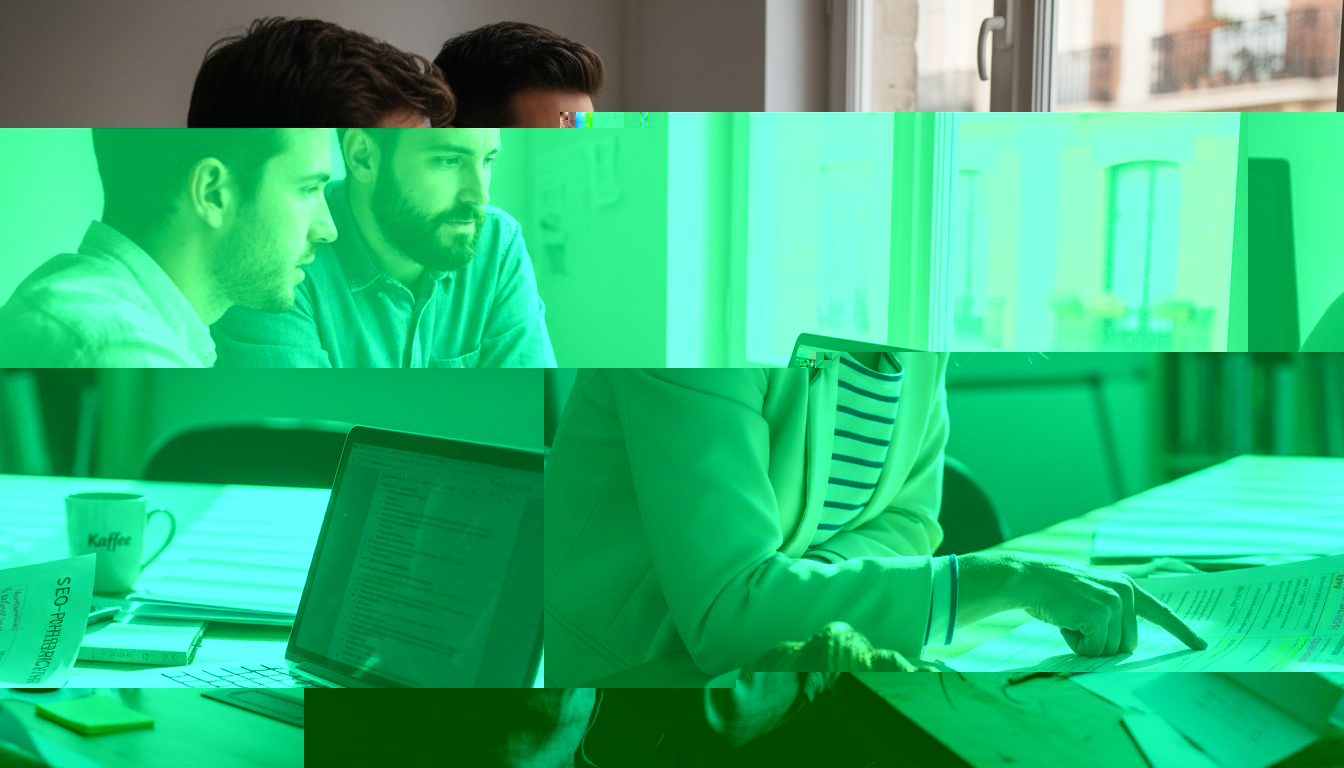 SEO-Experte stellt die Ergebnisse des Website-Audits vor