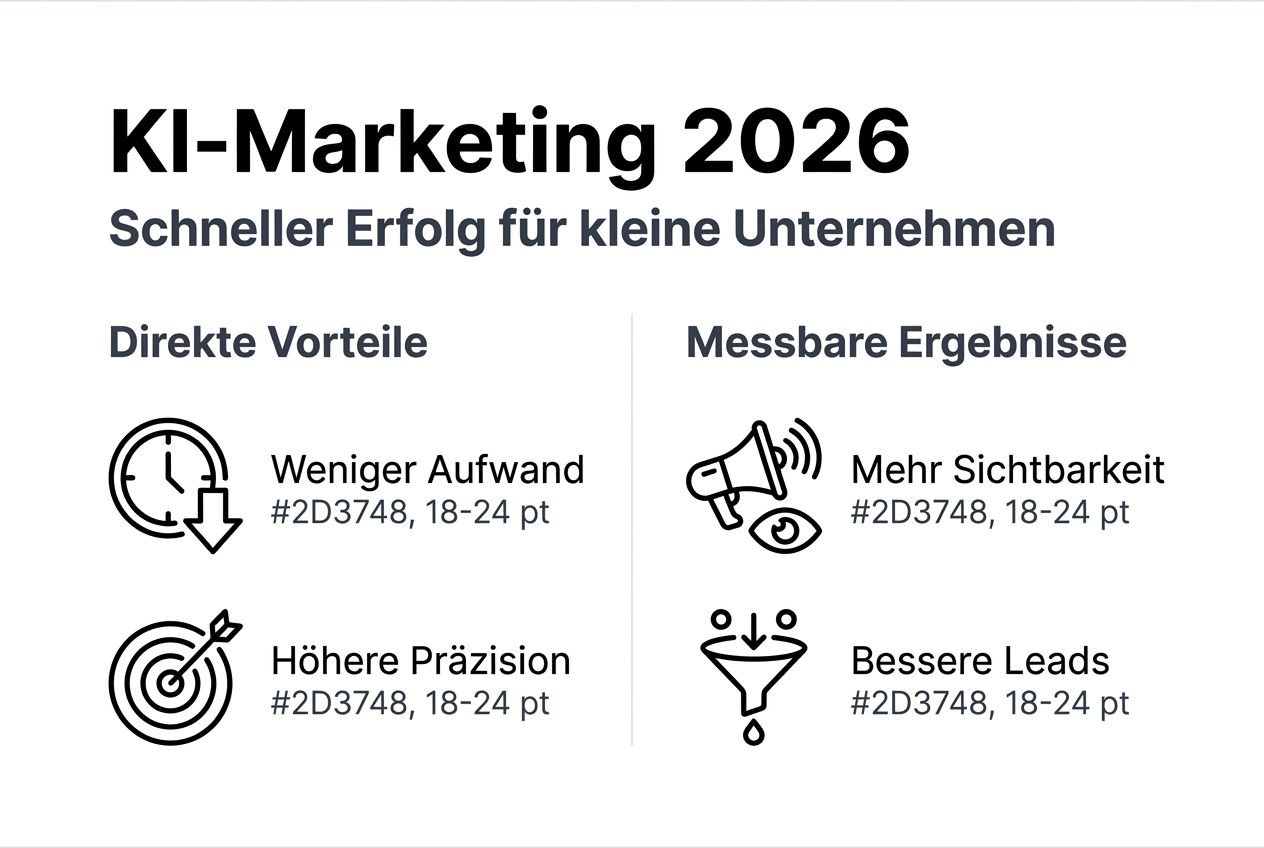 Diese Infografik veranschaulicht, wie Unternehmen von Künstlicher Intelligenz im Marketing profitieren können.