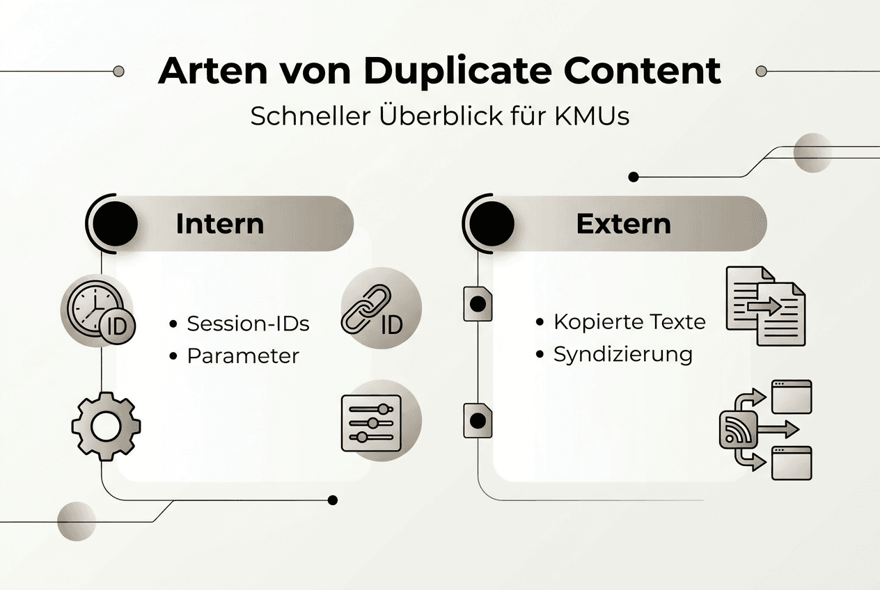 Übersicht: Verschiedene Formen von Duplicate Content und ihre Folgen