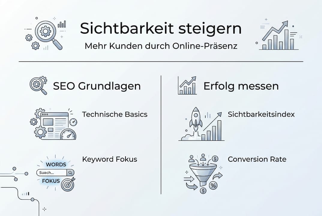 Infografik: Wie Sichtbarkeit den Unternehmenserfolg beeinflusst
