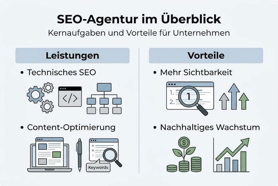 SEO-Agentur im Überblick: Welche Leistungen sie bietet und warum sich die Zusammenarbeit lohnt