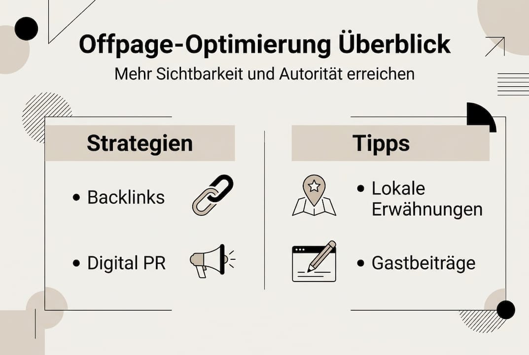Übersicht: Erfolgreiche Offpage-Maßnahmen und praxisnahe Tipps im Überblick