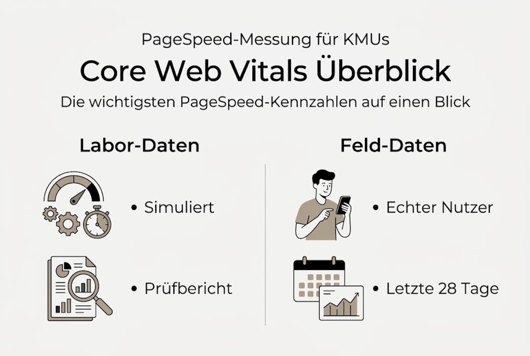Übersicht: PageSpeed und Core Web Vitals auf einen Blick