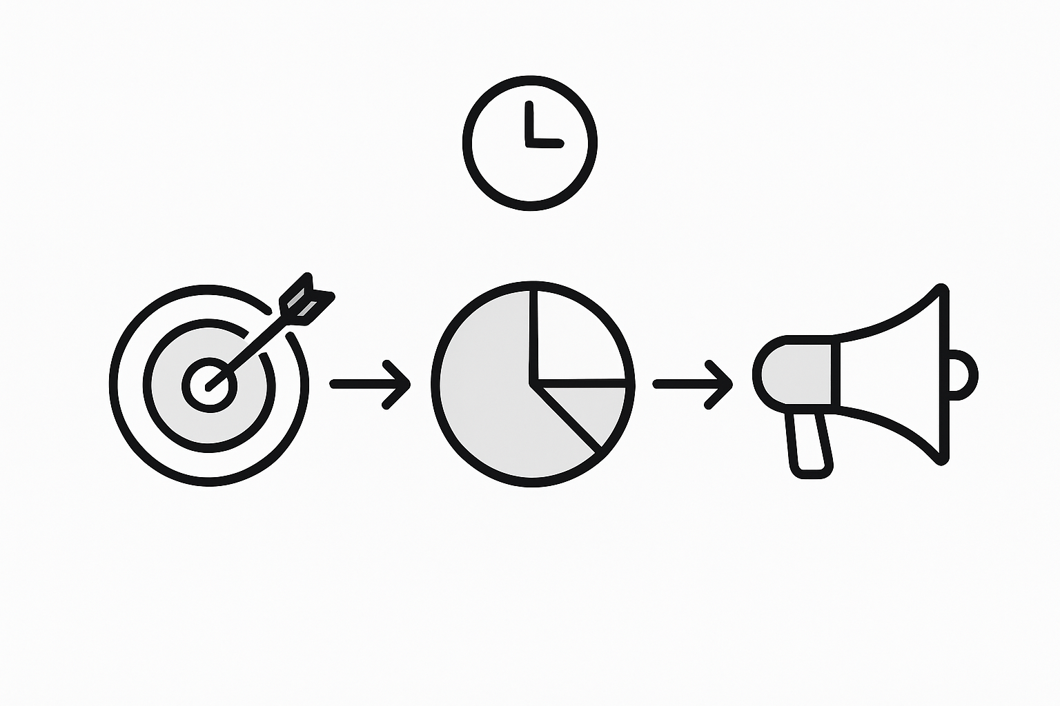 Så här ser arbetsflödet ut för digital marknadsföring – illustrerat i en tydlig infografik