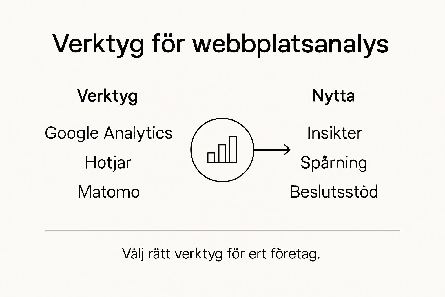 Grafisk översikt: Så hjälper analysverktyg för webben ditt företag att växa