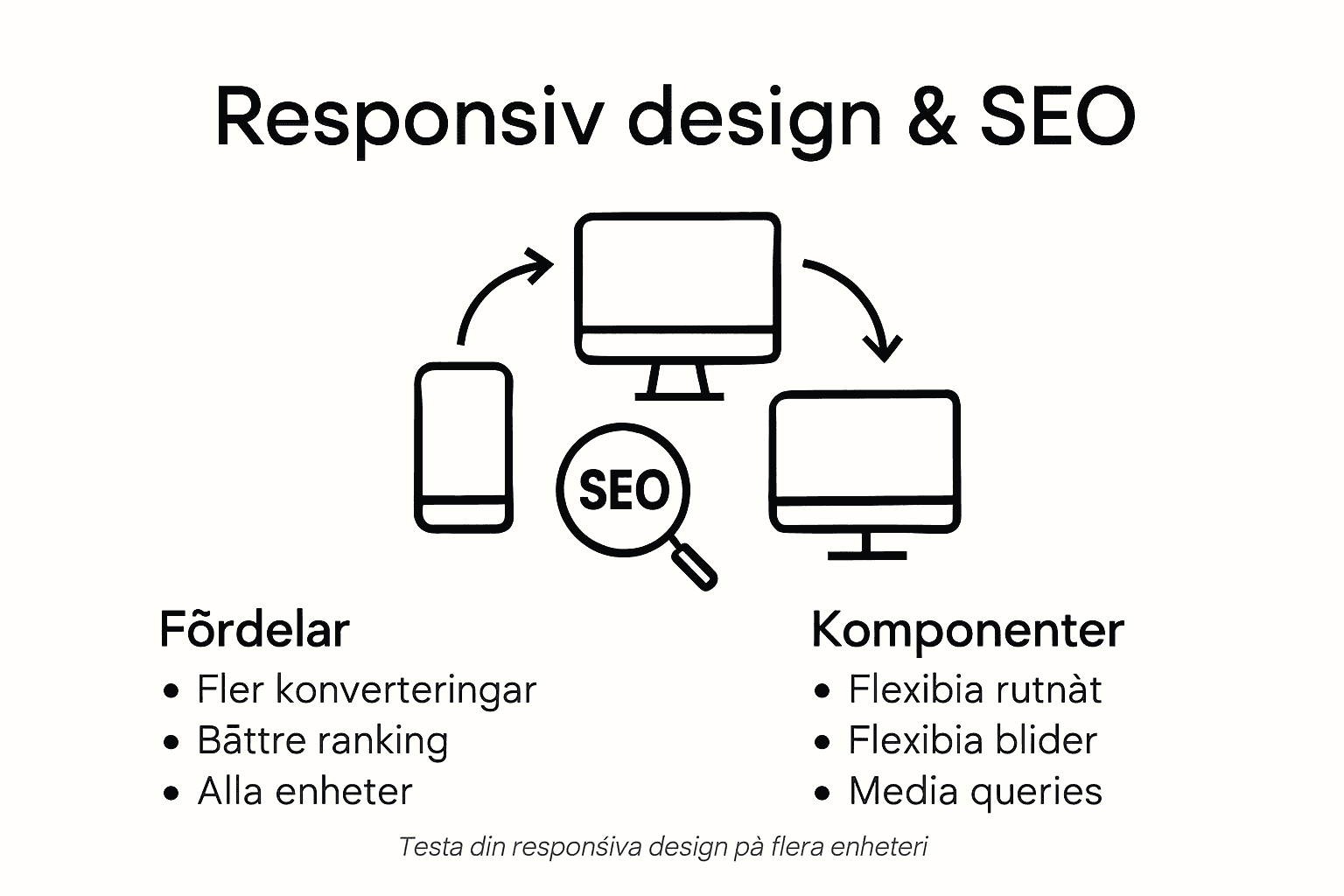 Visuell guide: Så påverkar responsiv design din e-handel och synlighet på Google