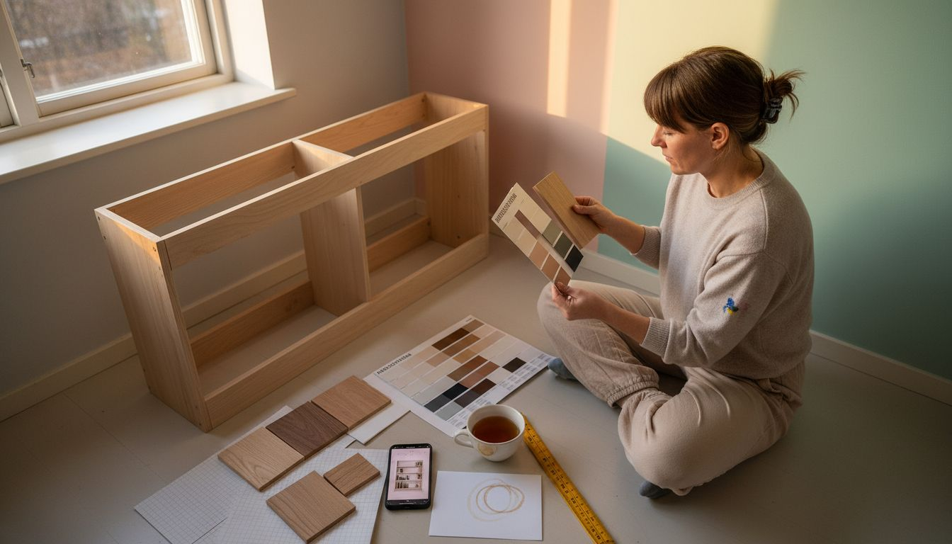 Så väljer du rätt material till din platsbyggda hylla