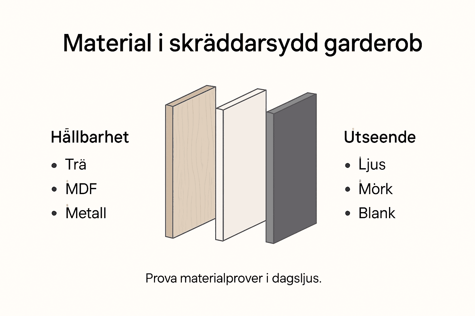 Visuell guide: Så väljer du rätt material till din garderob