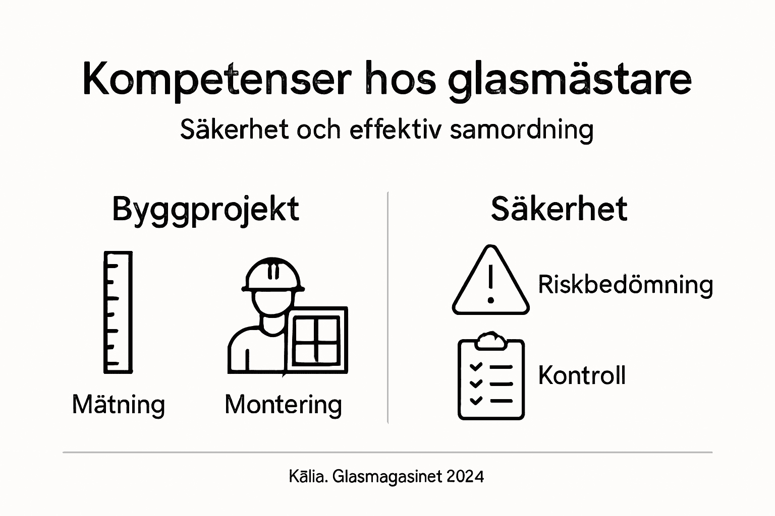 Så här jobbar glasmästaren – kompetens och säkerhet i fokus