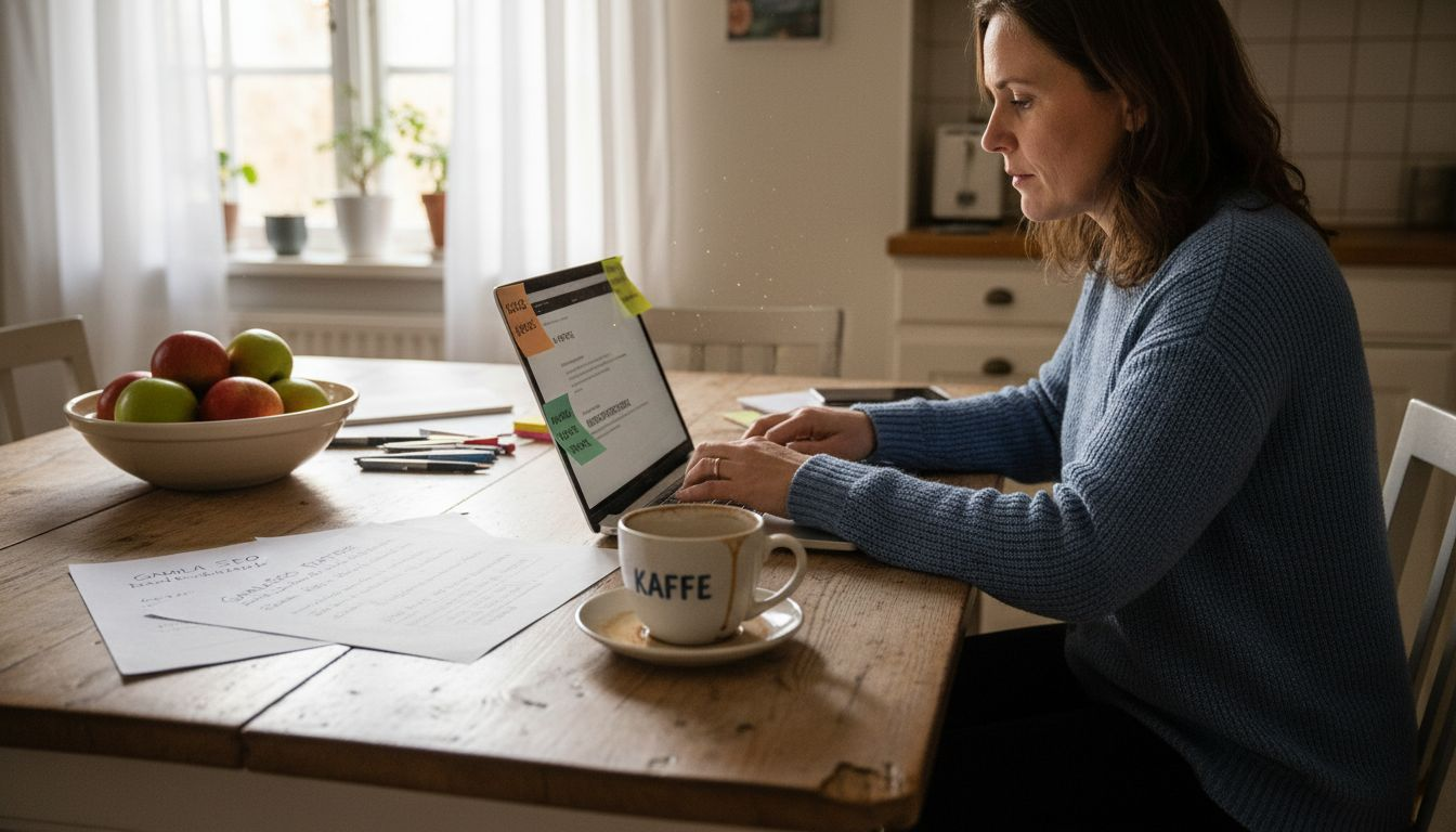 En SEO-expert som jämför traditionella arbetsmetoder med moderna AI-baserade lösningar.