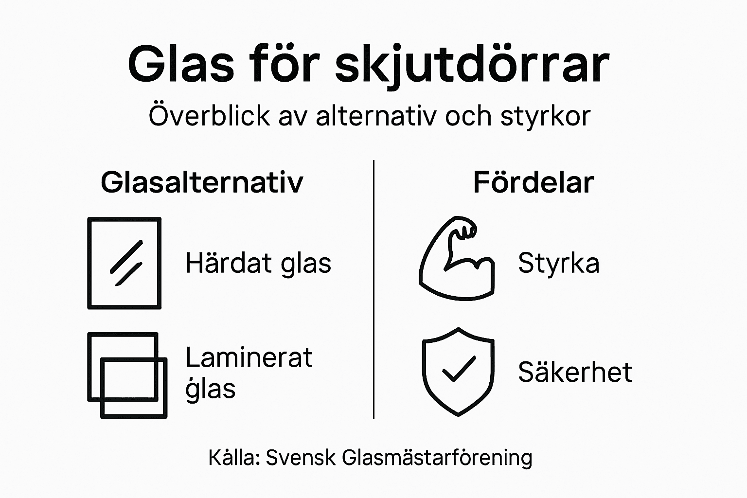 Översikt: olika glastyper och deras fördelar