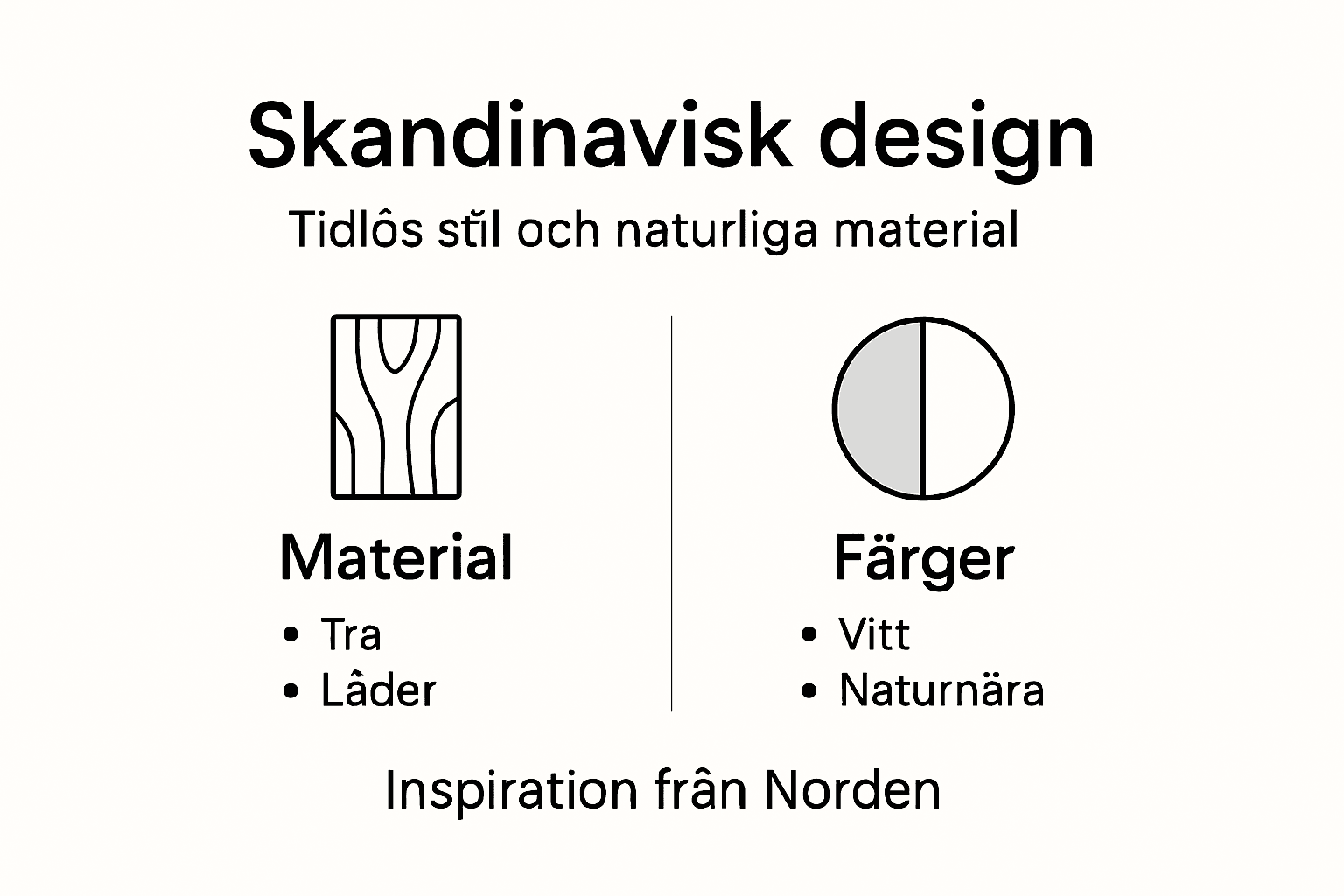 En översikt över skandinavisk design – materialval och färgpaletter i fokus