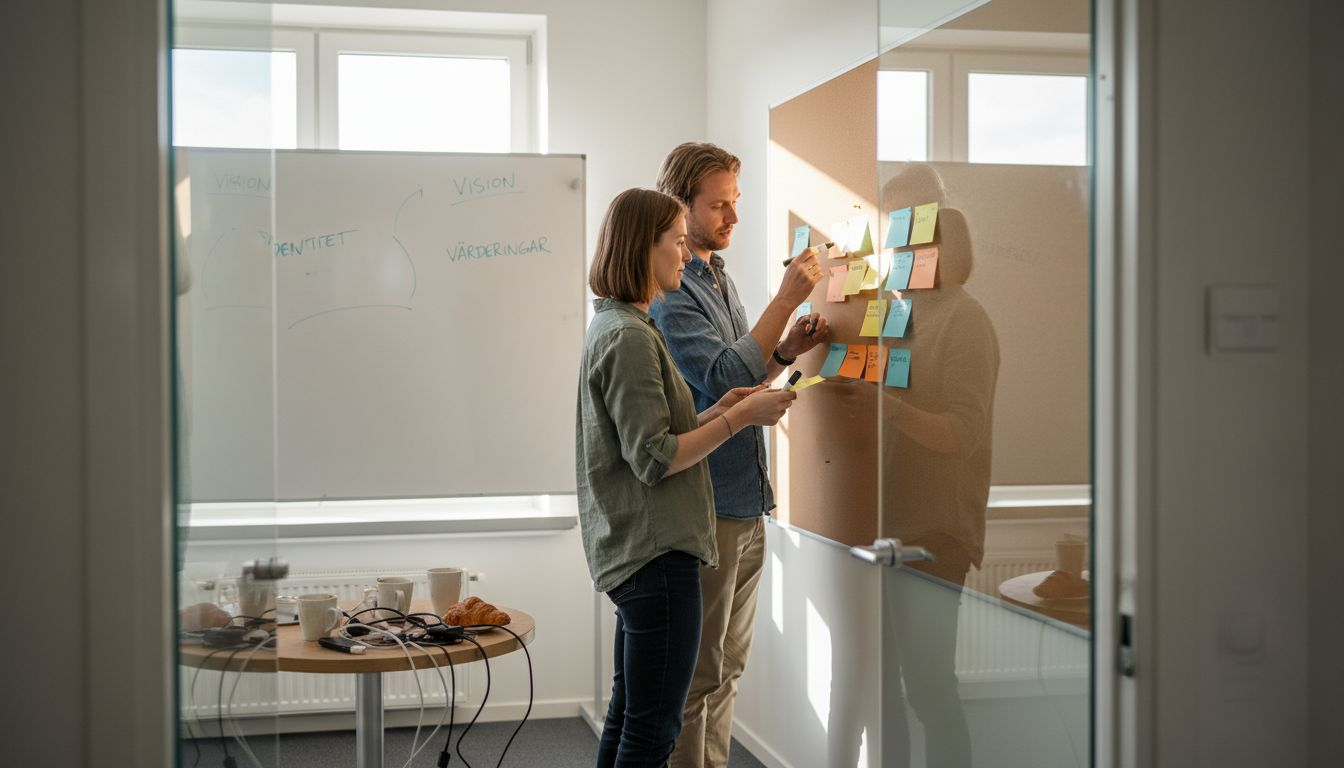 Kollegor samlade för varumärkesworkshop