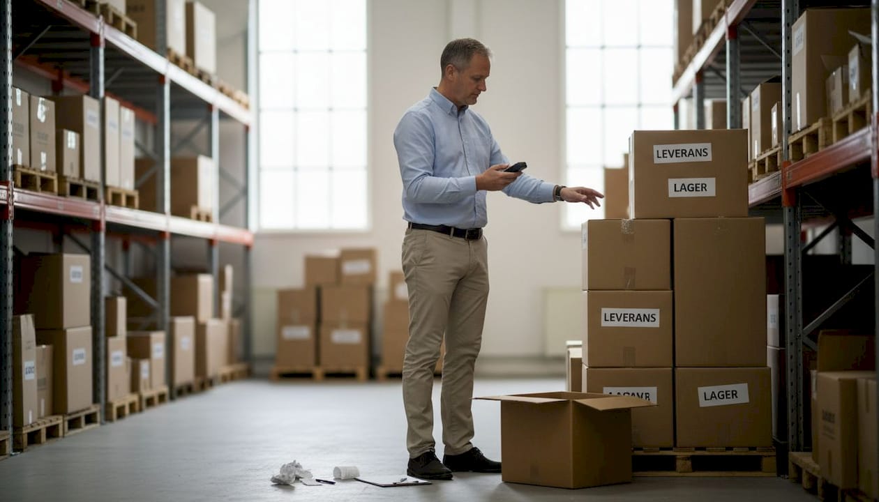 Många småföretagare ser över sitt lager för att få koll på hur mycket kapital som är bundet.