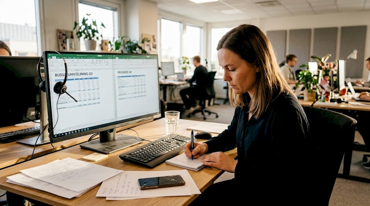 Många småföretagare sköter idag sitt arbete digitalt från kontoret.