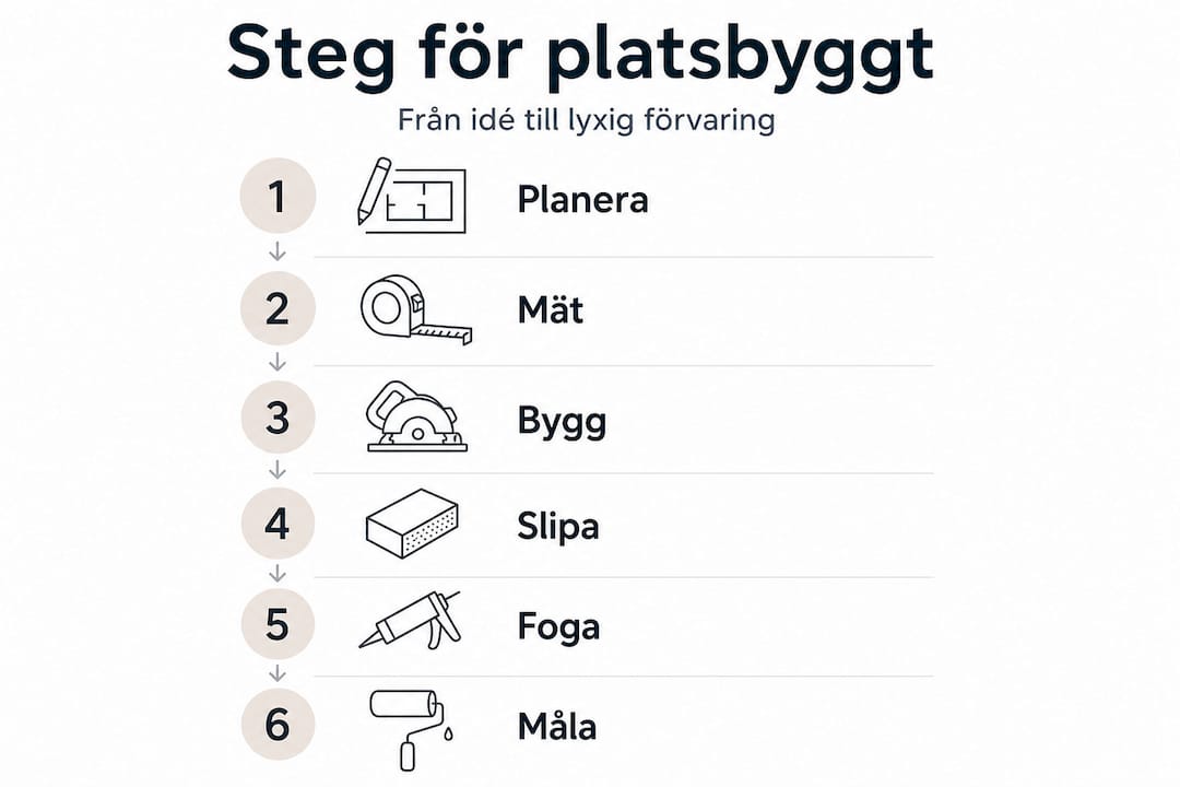 Steg-för-steg-guide: Så bygger du din platsbyggda möbel