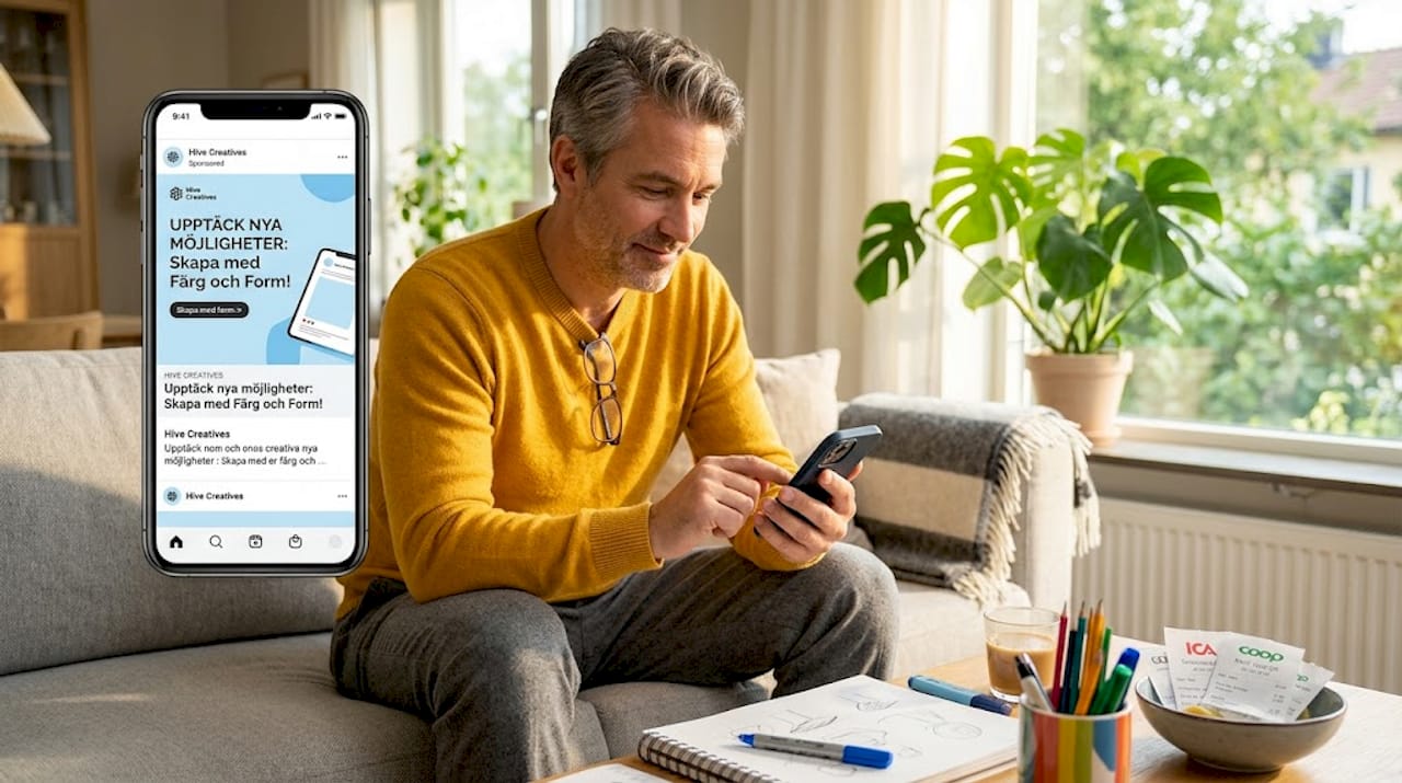 Det är vanligt att man sitter i soffan och surfar fram nya produkter på mobilen.