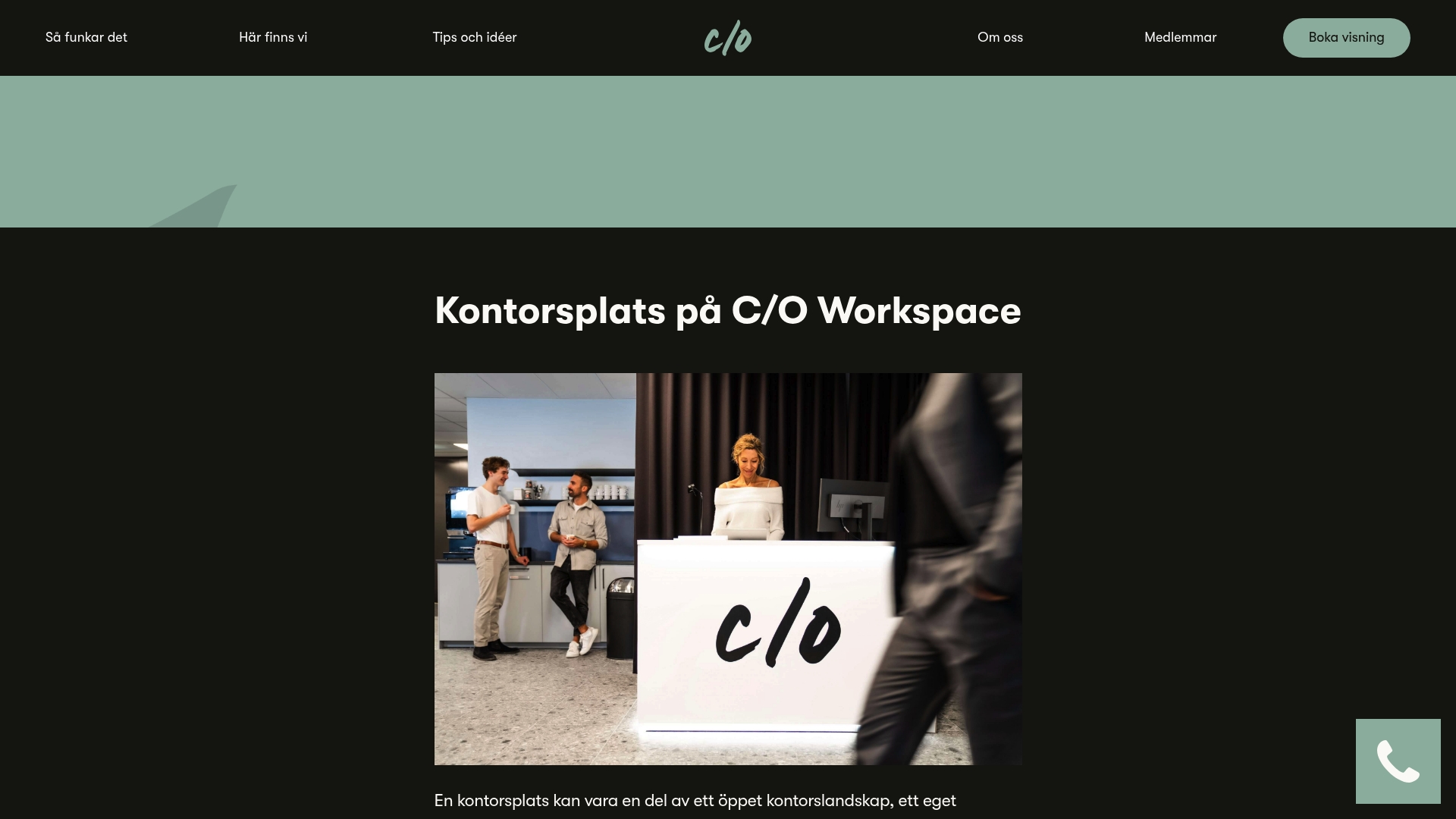 https://careofworkspace.se/kontorsplats