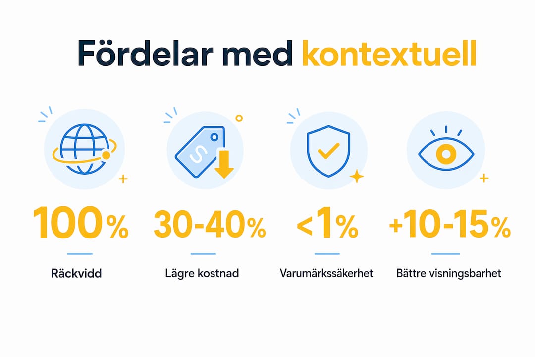 Infografik: Därför är kontextuell annonsering ett smart val