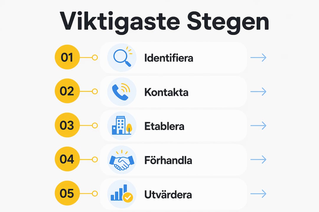 En infograf som tydligt visar de viktigaste stegen för att lyckas med att nå ut till influencers.
