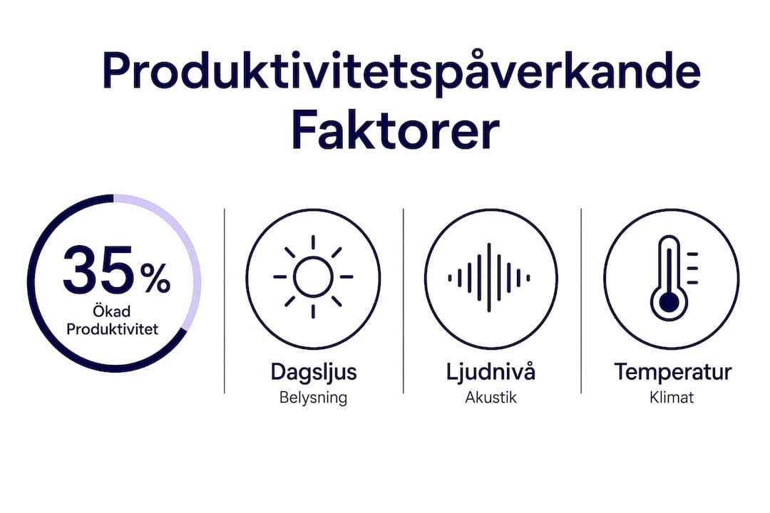 Illustration: Vad påverkar vår effektivitet på kontoret?