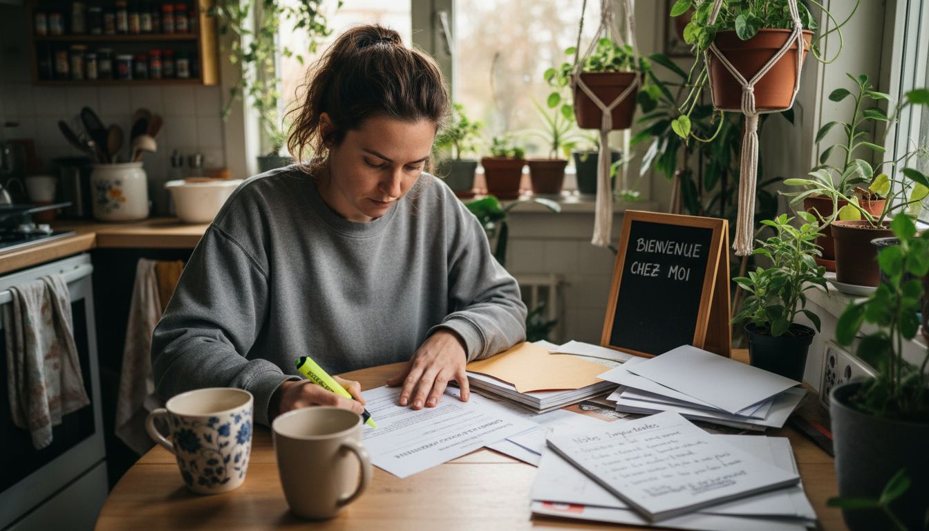 Un futur locataire passe en revue son bail avant de s’engager.