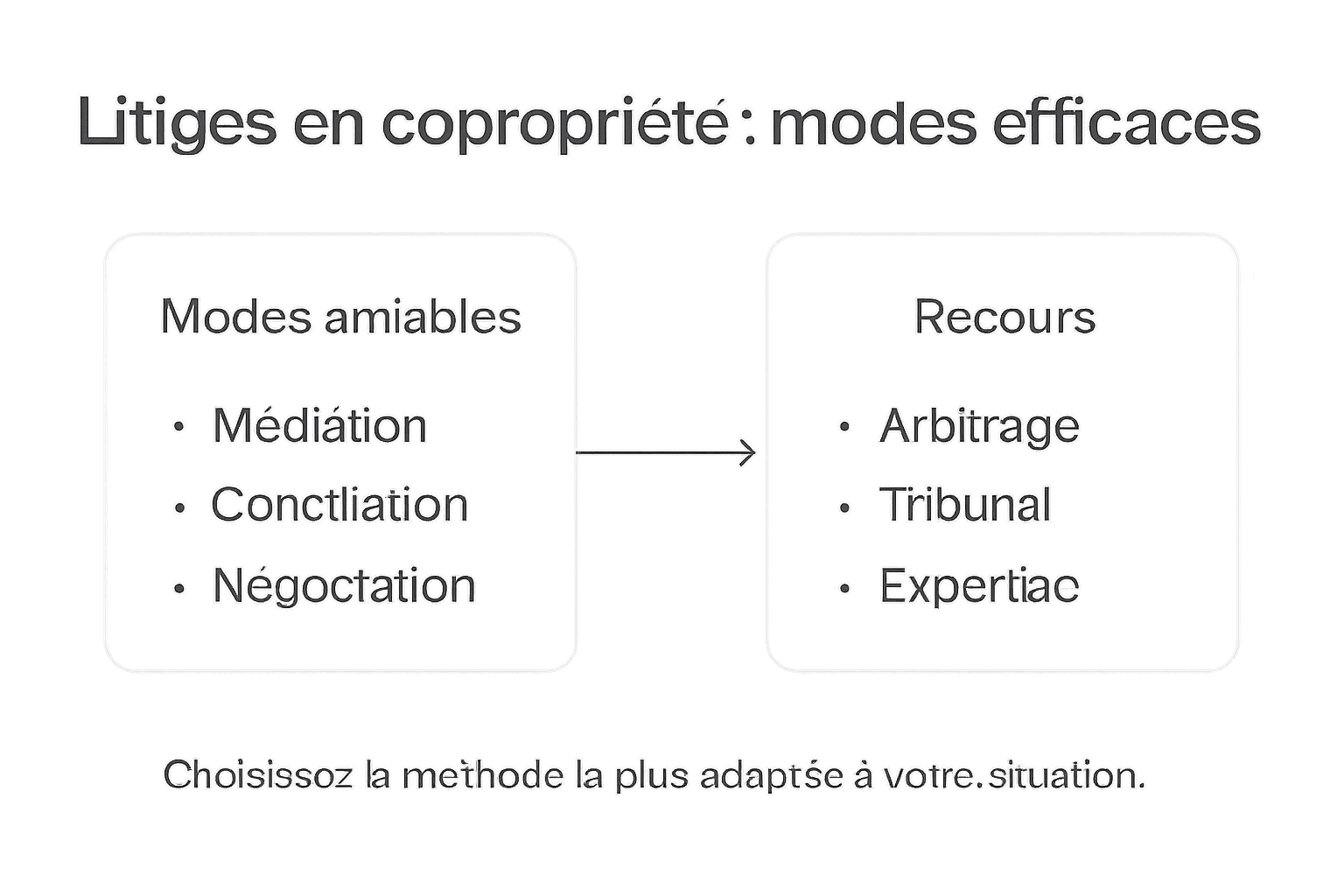 Infographie&nbsp;: quelles solutions pour régler les conflits en copropriété&nbsp;?