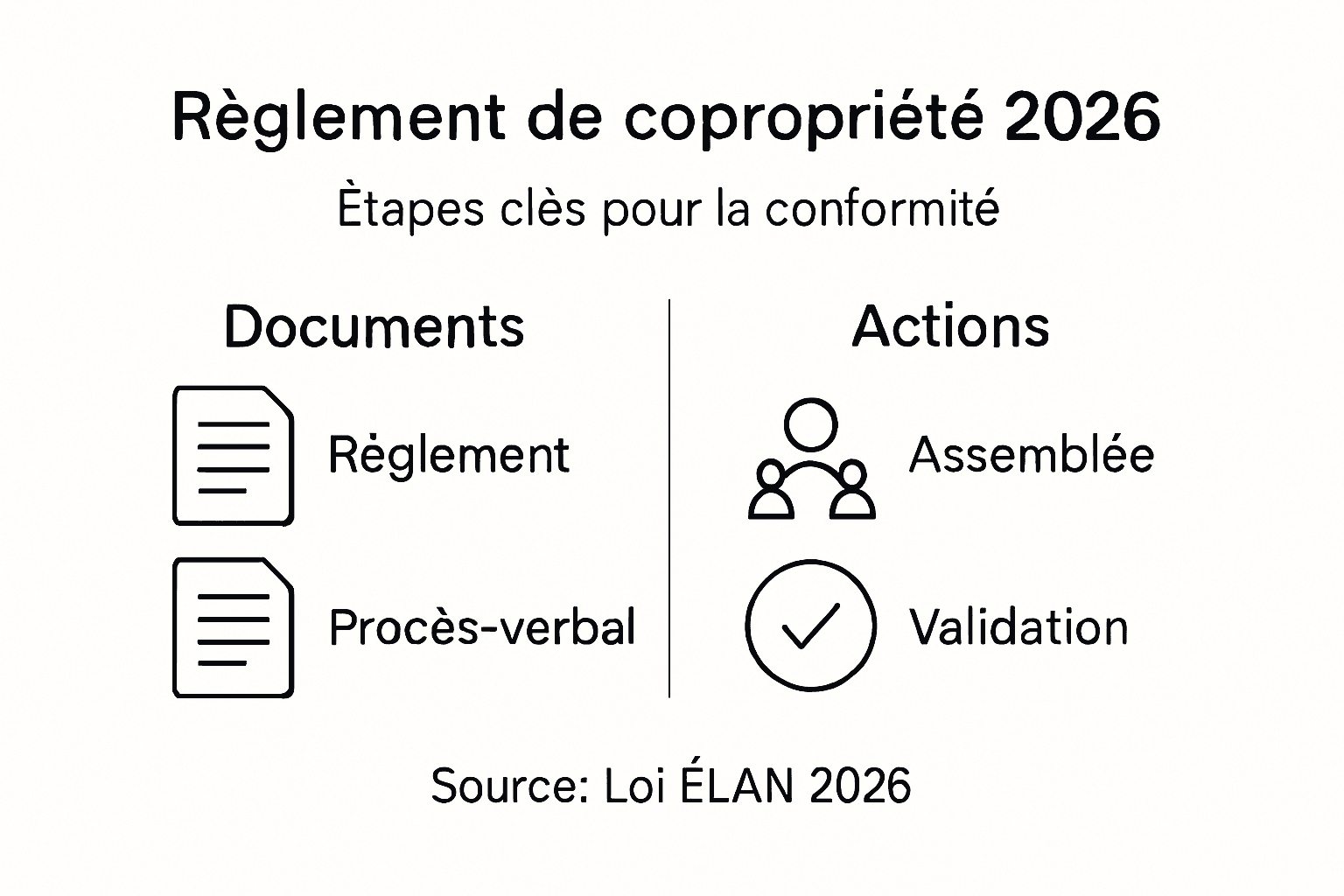 Infographie&nbsp;: tout ce qu’il faut savoir sur la révision du règlement de copropriété